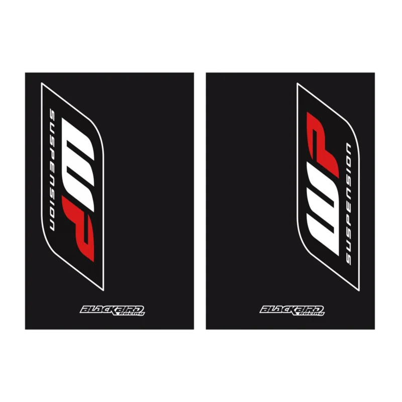 Expressz szállítás [ Blackbird Racing ] Autocollants de Fourche WP Noir