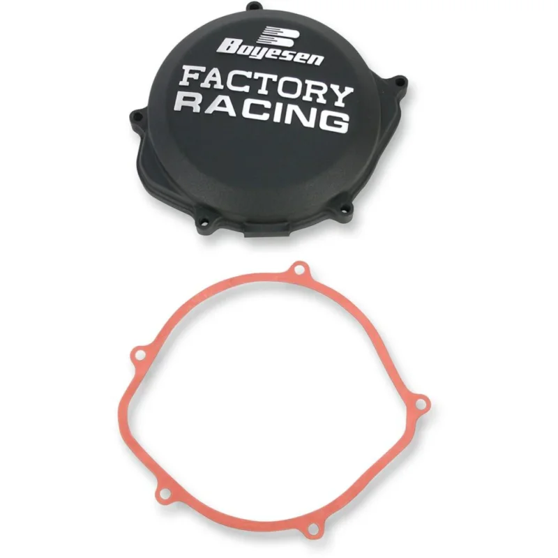 [ Boyesen ] Couvercle de Carter d‘Embrayage Factory Honda CR-F 450 09-16, Noir Csak ma