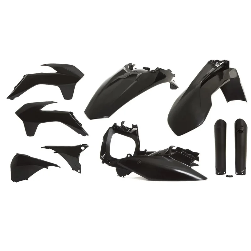 [ Acerbis ] Kit Plastique complet Full-Kit KTM EXC 125/200/250/300, EXC-F 250/350/450/500 2016, Noir Expressz szállítás