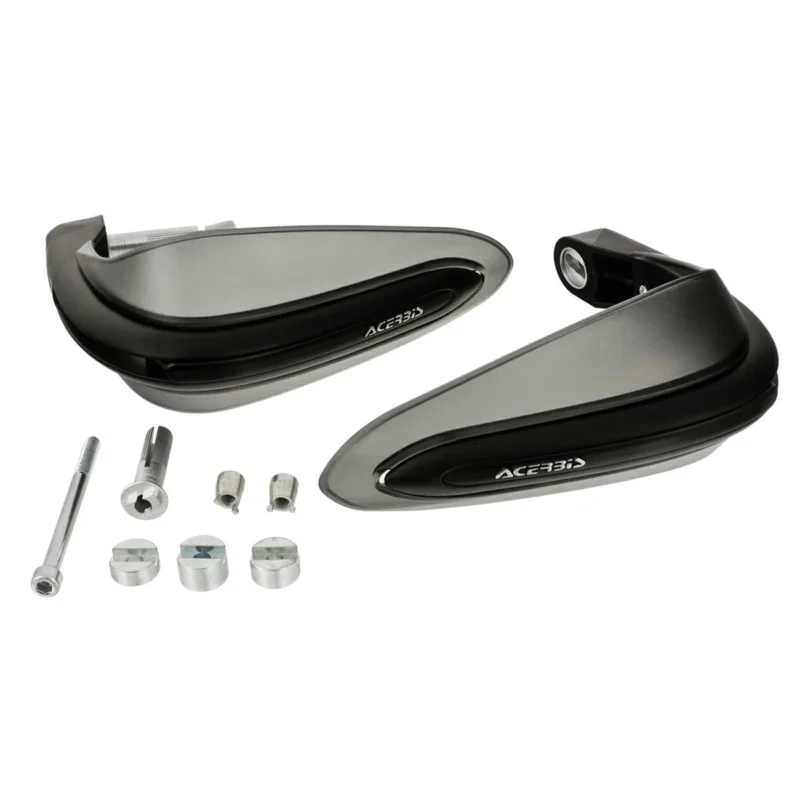 Olcsó [ Acerbis ] Protège Mains Dual Road Noir, Kit de Montage inclus
