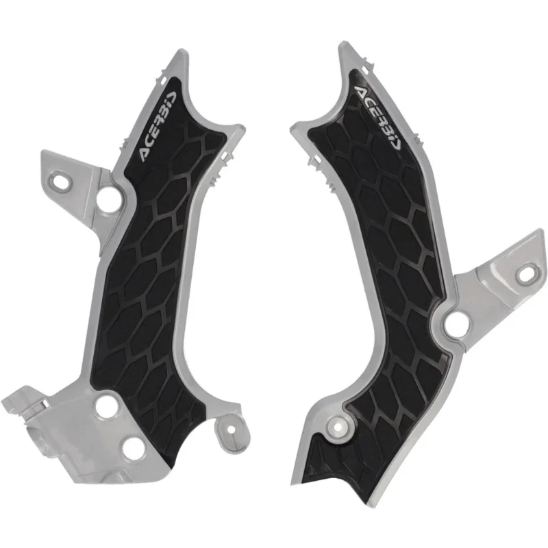 [ Acerbis ] Protections de Cadre Anti-Dérapante X-Grip Kawasaki KX 250 25-, KX 450 24-, Gris/Noir Árengedmény