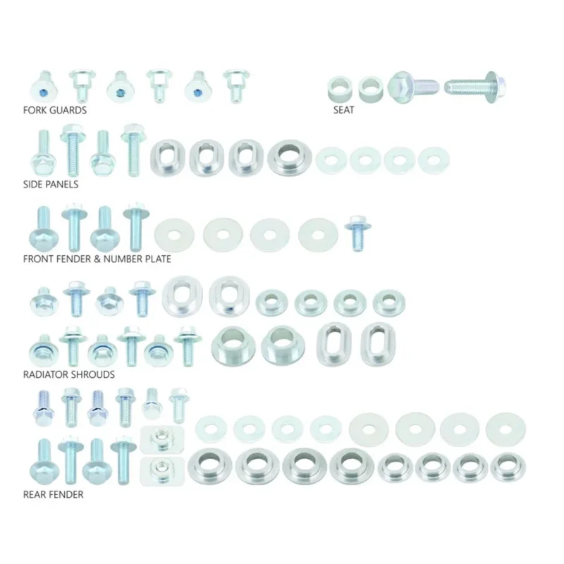[ Ufo Plast ] Kit de Vis pour Plastique, Yamaha YZ 250F 19-, YZ 450F 18- Biztonságos fizetés