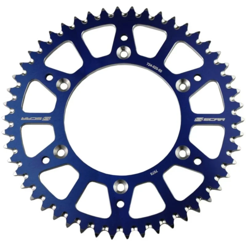 [ SCAR ] Couronne KTM/Husqvarna/Husaberg/GasGas, 520 Pitch, Aluminium, Blue, 48-51 Teeth Exkluzív ajánlat