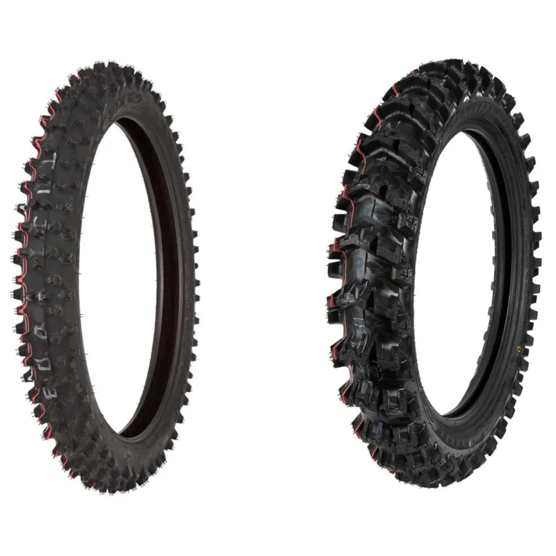Ajánlat [ Dunlop ] Set de pneus MX12 / MX14 80/100-21 & 110/90-19, Sand