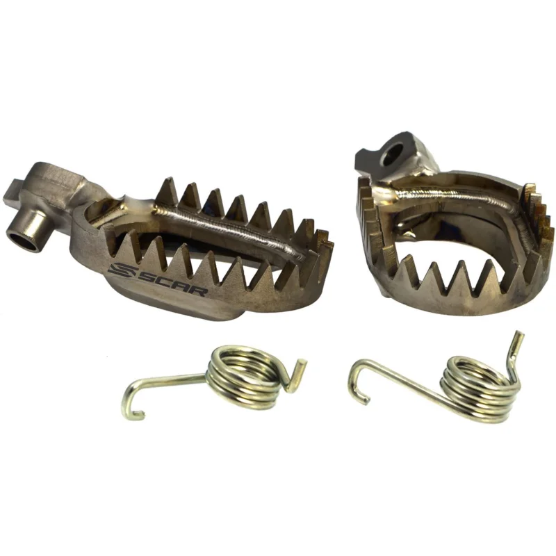 Ne maradj le [ SCAR ] Repose Pieds Titan Mud Yamaha YZ 250F 24-, 450F 23-, WR 250F 25-, WR 450F 24-, Fantic XXF 250 24-, XXF 450 23-