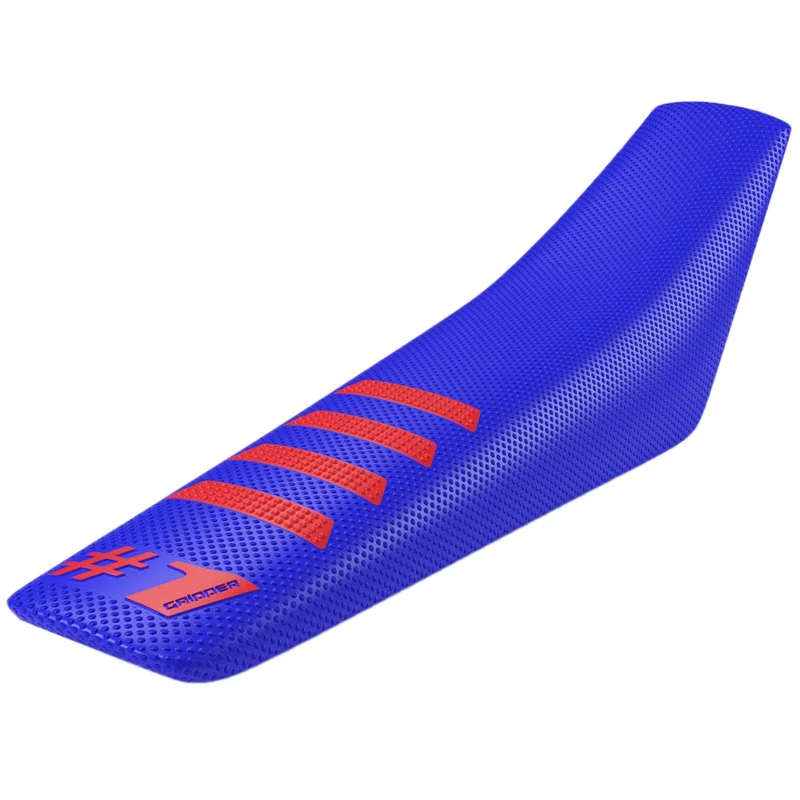 [ Onegripper ] Housse de Selle Ribbed Bleu/Rouge Vedd meg online