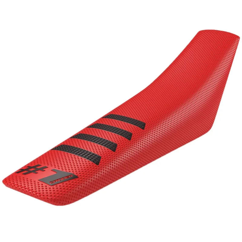 [ Onegripper ] Housse de Selle Ribbed Rouge/Noir Végkiárusítás