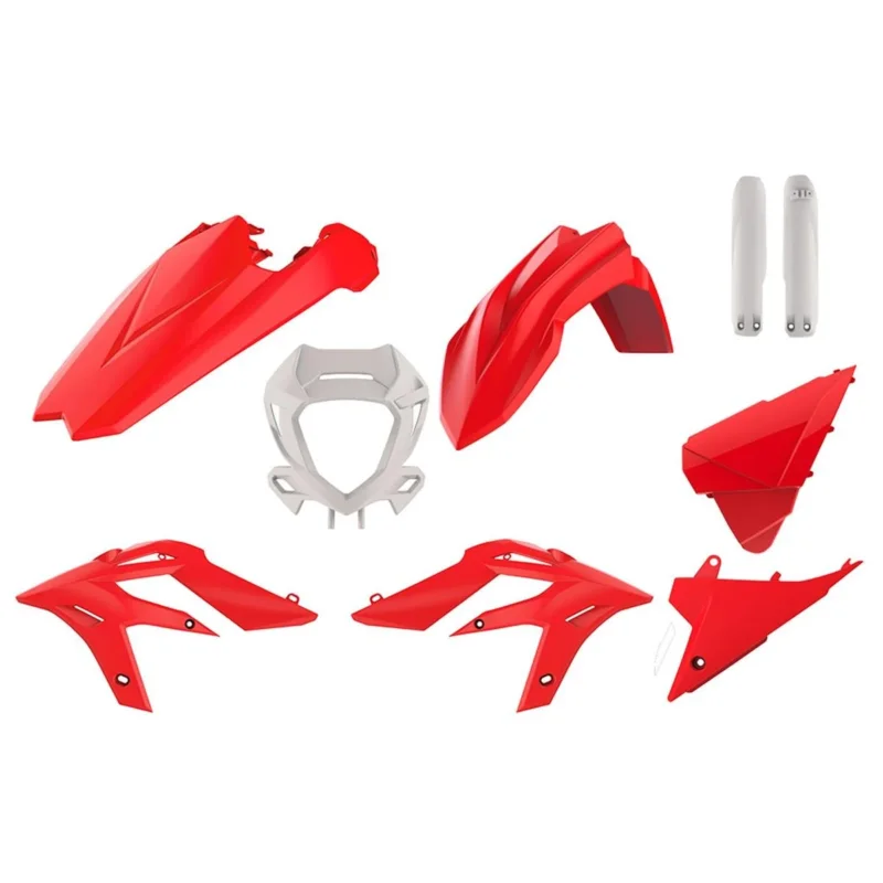 Biztonságos vásárlás [ Polisport ] Kit Plastique Full Beta X-Trainer 20-, Rouge/Blanc