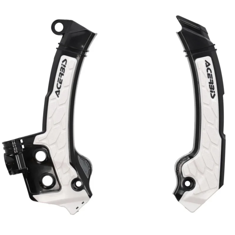 [ Acerbis ] Protections de Cadre Anti-Dérapante X-Grip Husqvarna TC/FC 23-, TE/FE 24-, Noir/Blanc Expressz szállítás