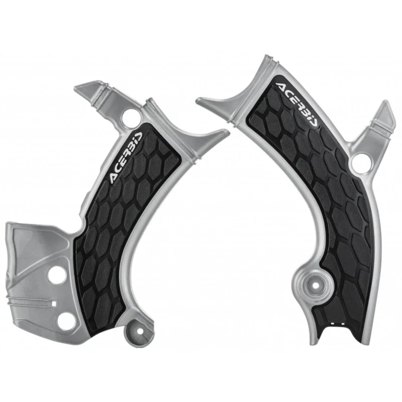 Bestseller [ Acerbis ] Protections de Cadre Anti-Dérapante X-Grip Yamaha YZ-F/WR-F, Argent