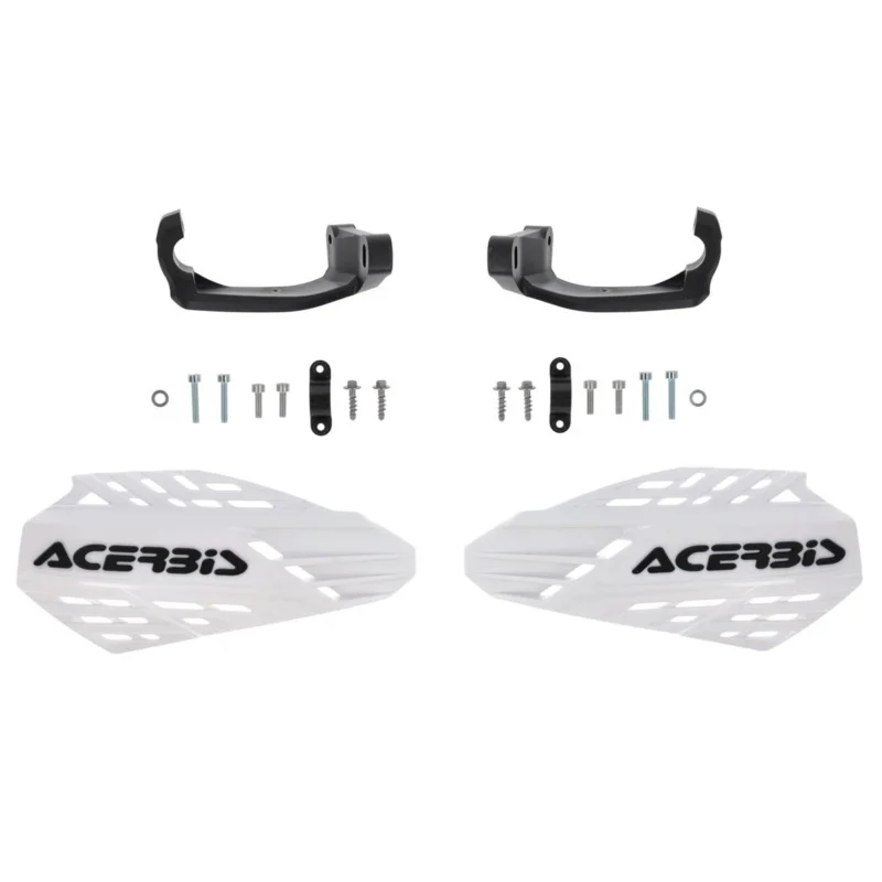 Szezonális akció [ Acerbis ] Protège Mains Linear Vented Blanc/Noir
