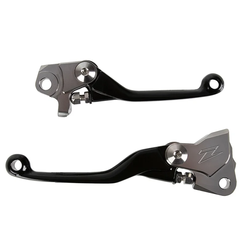 Legjobb ár [ Zeta ] Set de Levier de Frein et d’Embrayage Pivot Yamaha YZ 250F/450F 09-, Noir