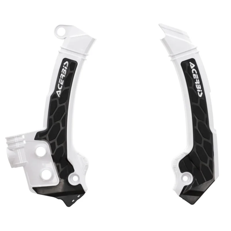 Végkiárusítás [ Acerbis ] Protections de Cadre Anti-Dérapante X-Grip Husqvarna TC/FC 23-, TE/FE 24-, Blanc/Noir