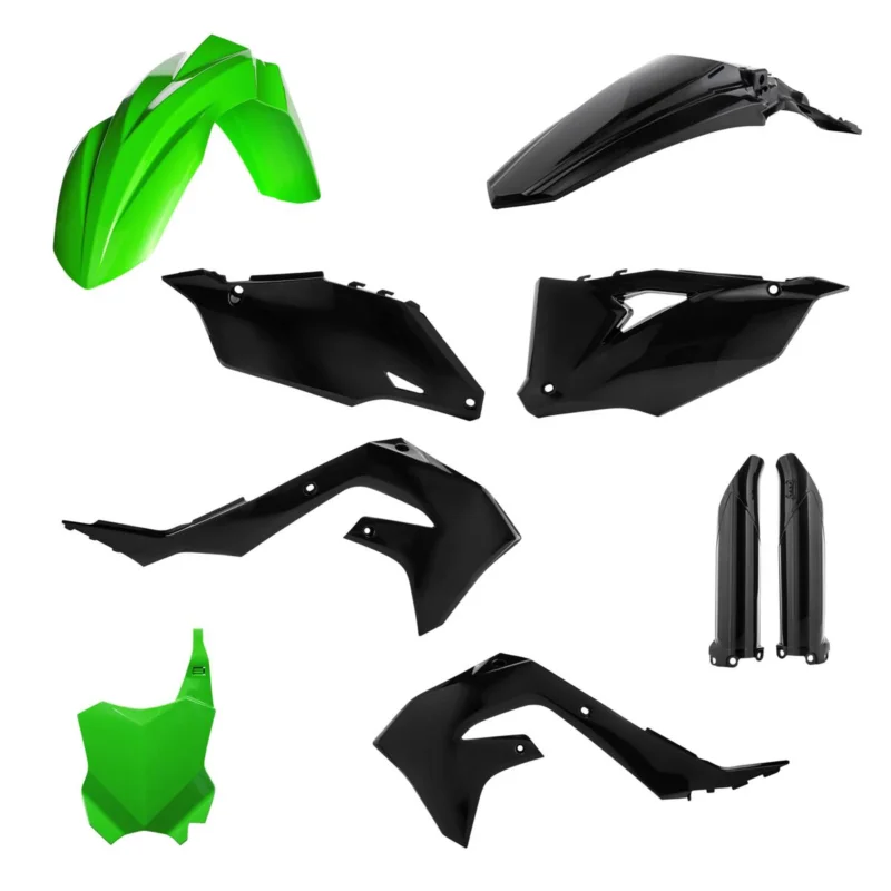 [ Acerbis ] Kit Plastique complet Full-Kit Kawasaki KX 250F 21-, KX 450F 19-, Noir/Vert Exkluzív ajánlat