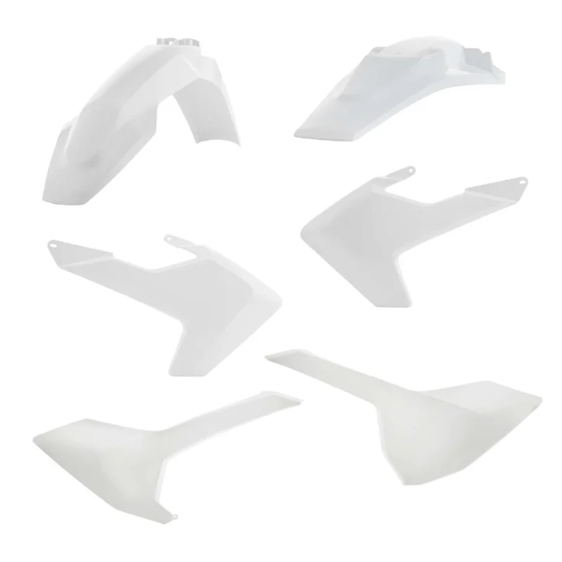 Gyors kiszállítás [ Acerbis ] Kit Plastique Husqvarna TE/FE 2019, Replica Blanc