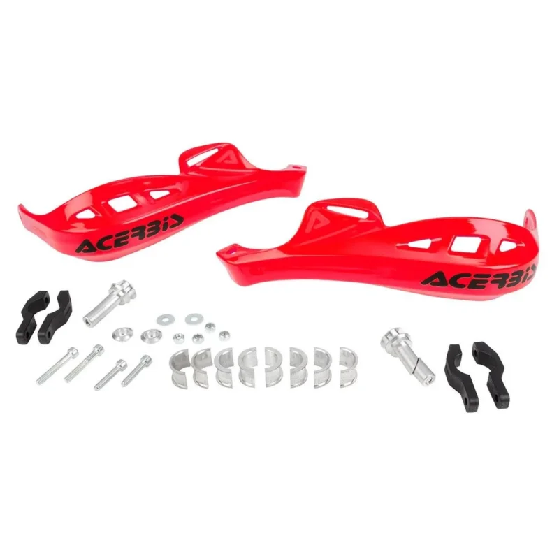 [ Acerbis ] Protège Mains Rally Profile Rouge, Kit de Montage inclus Korlátozott ajánlat