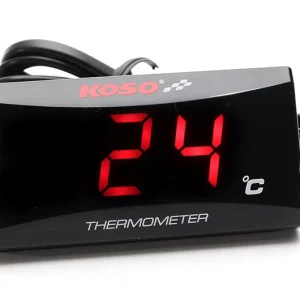 Thermomètre Koso Mini Super Slim 0-120° Rouge Árcsökkenés