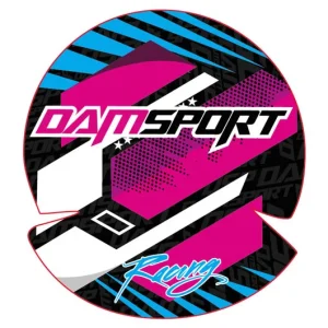 Kit déco de carter d‘embrayage Dam-Sport Racing Noir AM6 Szezonális akció