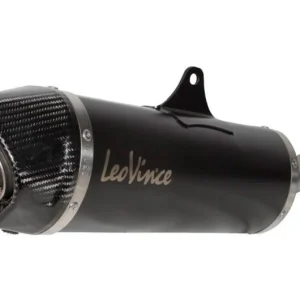 Silencieux d‘échappement Leovince Nero Inox Noir / Carbone Homologué Piaggio MP3 400 LT i.e. / MP3 400 RL i.e. ... Outlet