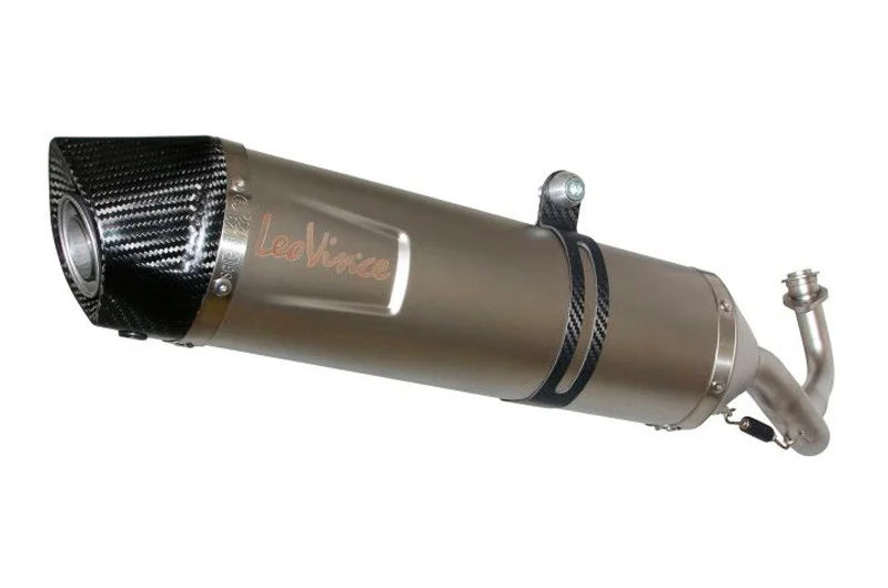 Ajánlat Silencieux d‘échappement Leovince LV One Evo Inox / Carbone Homologué Aprilia SRV 850 i.e. 2012-2017 / Gilera GP 800 2007-2014