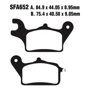 Szezonális akció Plaquettes de frein avant gauche EBC Standar Scooter (SFA652) Yamaha / Suzuki