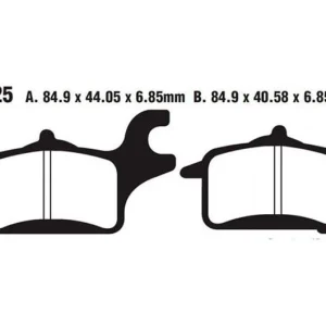 Bestseller Plaquettes de frein avant EBC Standar Scooter (SFA625) Honda
