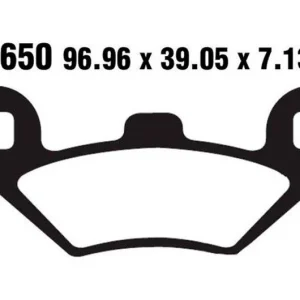 Expressz szállítás Plaquettes de frein avant / arrière EBC Carbon Scooter (SFAC650) Peugeot