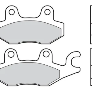 Plaquettes de frein Brembo Carbone Céramique (07071CC) Triumph Legnépszerűbb