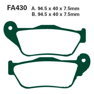 Árcsökkenés Plaquettes de frein avant EBC Sintered HH Scooter (SFA430HH) Yamaha / MBK