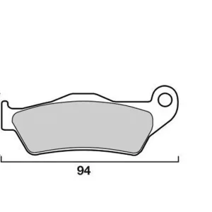 Plaquettes de frein Brembo Métal Fritté (07001XS) Yamaha / Suzuki / Aprilia / MBK / Piaggio ... Nézd meg most