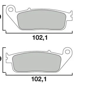 Plaquettes de frein Brembo Métal Fritté (07074XS) Yamaha / Honda / Suzuki / Kawasaki / BMW ... Utolsó esély