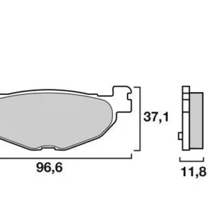 Plaquettes de frein Brembo Métal Fritté (07059XS) Yamaha / Gilera Szuper ajánlat