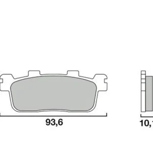 Biztonságos fizetés Plaquettes de frein Brembo Métal Fritté (07069XS) Yamaha / Peugeot / Kymco