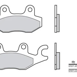Biztonságos fizetés Plaquettes de frein Brembo Métal Fritté (07071XS) Suzuki / Peugeot