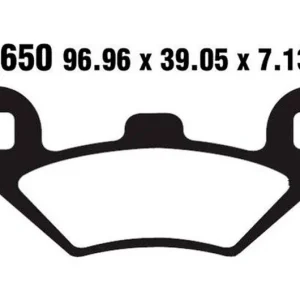 Vásárlói kedvenc Plaquettes de frein avant / arrière EBC Sintered HH Scooter (SFA650HH) Peugeot