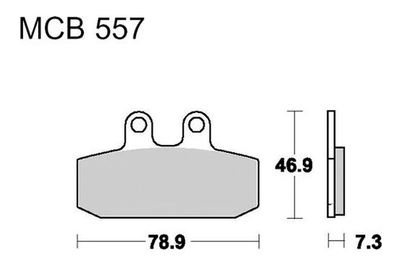 Szezonális akció Plaquettes de frein avant TRW Sintered Scooter (MCB557SRM) Honda / Aprilia / Derbi / Malaguti / Moto Guzzi ...
