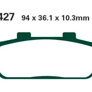Utolsó esély Plaquettes de frein avant / arrière EBC Sintered HH Scooter (SFA427HH) Peugeot / SYM / Daelim / TGB
