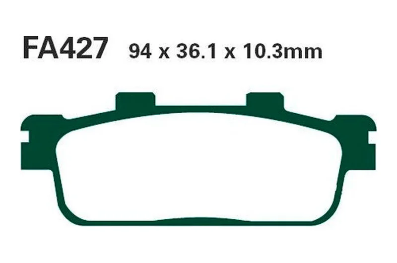 Utolsó esély Plaquettes de frein avant / arrière EBC Sintered HH Scooter (SFA427HH) Peugeot / SYM / Daelim / TGB