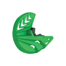 Protecteur de disque de frein avant et pied de fourche Polisport Vert / Noir Kawasaki KX 250 F 4T 2013-2019 / KX 450 F 2015-2019 Utolsó esély
