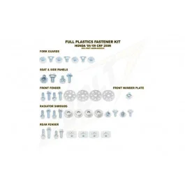 Legkelendőbb Kit vis de plastiques Bolt Complet Honda CR 250 R 2000-2007
