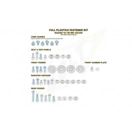 Kit vis de plastiques Bolt Complet Suzuki RM 125 2001-2008 Szezonális akció