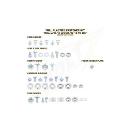Prémium Kit vis de plastiques Bolt Complet Yamaha YZ 250 F 2010-2013