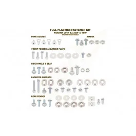 Árengedmény Kit vis de plastiques Bolt Complet Yamaha YZ 250 F 2014-2016