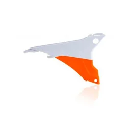 Cache de boite filtre à air Acerbis Orange 16 / Blanc KTM EXC / EXC-F 2014-2016 Exkluzív ajánlat