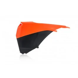 Biztonságos vásárlás Cache de boite filtre à air Acerbis Orange / Blanc KTM 125 SX 2013-2015