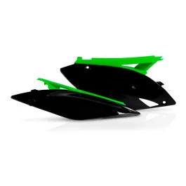 Plaques latérales arrière Acerbis Noir / Vert Kawasaki 250 KXF 2009-2012 Kedvezményes ár