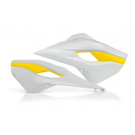 Ouïes de radiateur Acerbis Blanc / Jaune Husqvarna 250 TC 2014-2016 Árengedmény