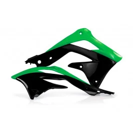 Biztonságos vásárlás Ouïes de radiateur Acerbis Vert / Noir Kawasaki 450 KXF 2012-2015