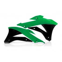 Exkluzív ajánlat Ouïes de radiateur Acerbis Vert / Noir Kawasaki 85 / 100 KX 2014-2017