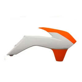 Ouïes de radiateur Acerbis Orange 16 / Blanc KTM 400 / 450 EXC 2014-2016 Vedd meg most